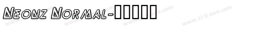 Neonz Normal字体转换